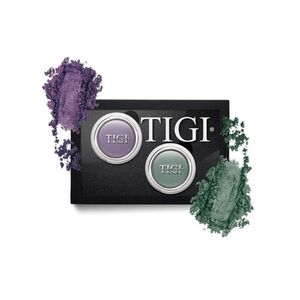 TIGI Purple and Green Eyeshadow Duo New Popping
